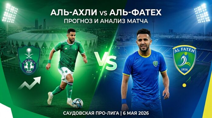 Прогноз на матч Аль-Ахли – Аль-Фатех 6 мая 2026: анализ и ставка Аль-Ахли – Аль-Фатех: прогноз и ставка на матч Саудовской Про-лиги 6 мая 2026 года