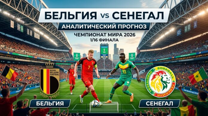 Бельгия – Сенегал: прогноз и ставка на матч 1/16 финала ЧМ-2026 1 июля