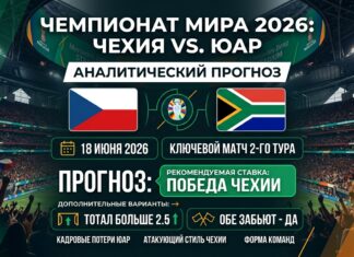 Чехия – ЮАР: прогноз и ставка на матч ЧМ-2026 18 июня 2026