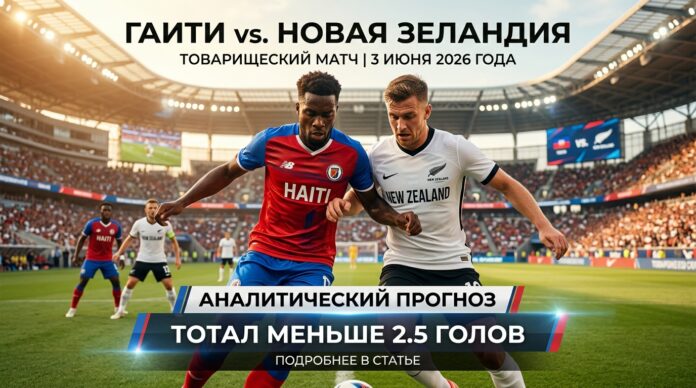 Гаити – Новая Зеландия: прогноз и ставка на товарищеский матч 3 июня 2026