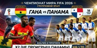 Гана – Панама: прогноз и ставка на матч Чемпионата мира 18 июня 2026 года