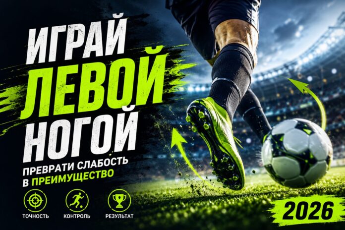 Как научиться играть левой ногой в футболе: гайд 2026
