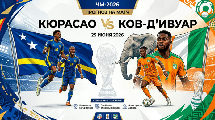 Кюрасао – Кот-д'Ивуар: прогноз и ставка на матч ЧМ-2026 25 июня 2026 года