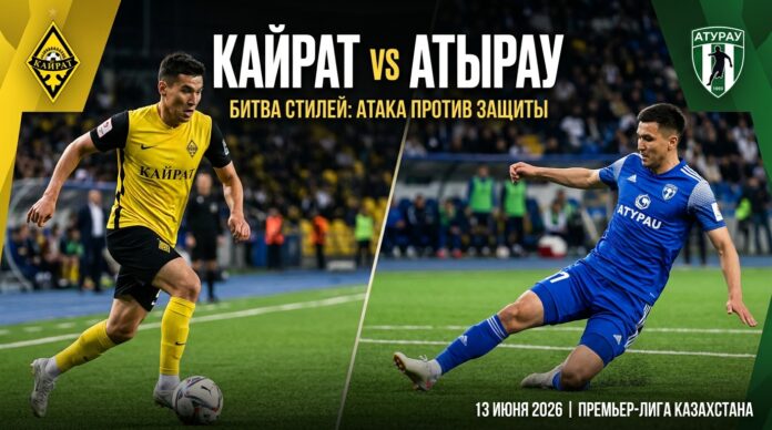 Кайрат – Атырау: прогноз и ставка на матч КПЛ 13 июня 2026 года
