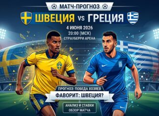 Швеция – Греция: прогноз и ставка на товарищеский матч 4 июня 2026