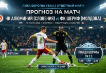 Алюминий – Шериф: прогноз и ставка на матч Лиги Европы 16 июля 2026