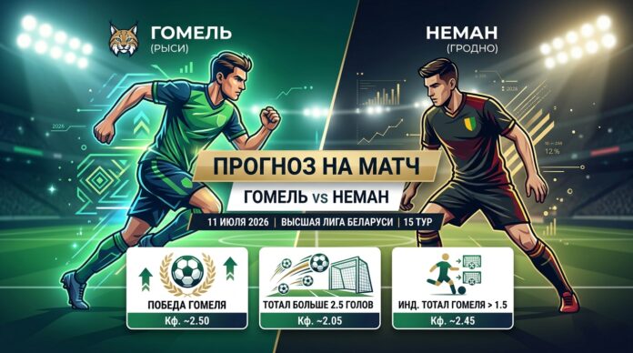 Гомель – Неман: прогноз и ставка на матч Высшей лиги 11.07.2026