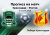 Краснодар – Ростов: аналитический прогноз на матч 11 июля 2026 Краснодар – Ростов: прогноз и ставка на товарищеский матч 11.07.2026