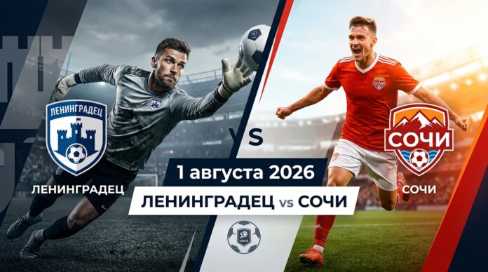Прогноз на матч Ленинградец – Сочи 1 августа 2026: анализ и ставка Ленинградец – Сочи: прогноз и ставка на матч Первой лиги 1 августа 2026