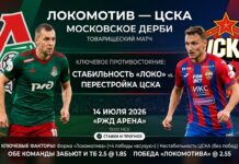 Локомотив – ЦСКА: прогноз и ставка на товарищеский матч 14 июля 2026