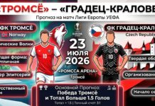 Тромсе – Градец-Кралове: прогноз и ставка на матч Лиги Европы 23.07.2026