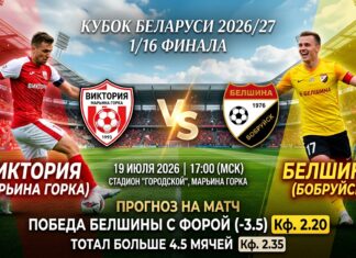 Виктория – Белшина: прогноз и ставка на матч Кубка Беларуси 19.07.2026
