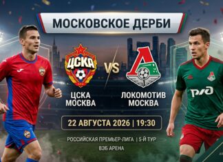 ЦСКА – Локомотив: прогноз и ставка на матч РПЛ 22 августа 2026
