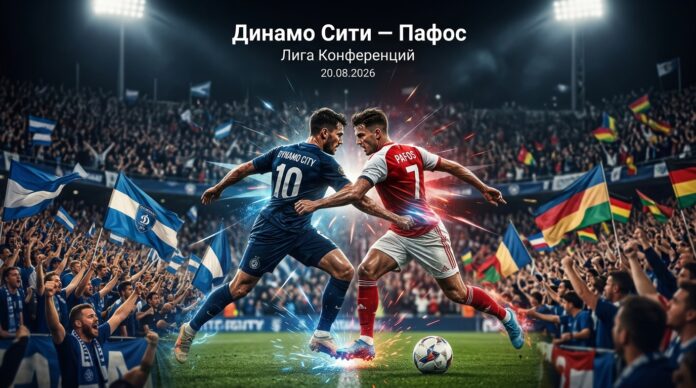 Динамо Сити – Пафос: прогноз и ставка на матч Лиги конференций 20.08.2026