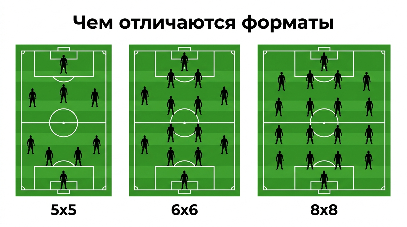 Чем отличаются форматы 5х5, 6х6 и 8х8