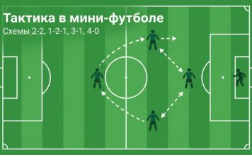 Тактика в мини-футболе — схемы 2-2, 1-2-1, 3-1 и 4-0
