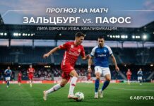 Зальцбург – Пафос: прогноз и ставка на матч Лиги Европы 06.08.2026