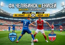 Челябинск – Енисей: прогноз и ставка на матч Лиги PARI 26.09.2026