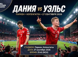 Дания – Уэльс: прогноз и ставка на матч Лиги наций 27 сентября 2026