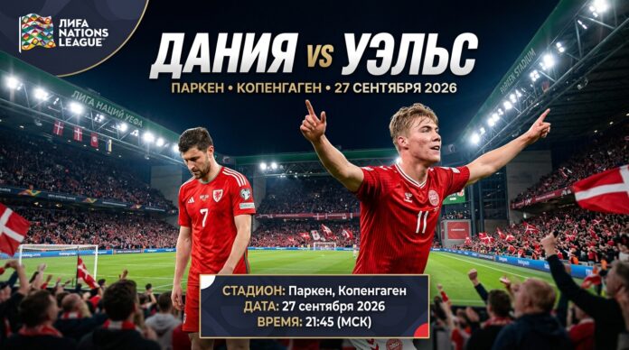 Дания – Уэльс: прогноз и ставка на матч Лиги наций 27 сентября 2026
