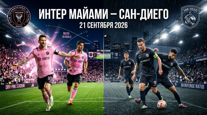 Интер Майами – Сан-Диего: прогноз и ставка на матч МЛС 21 сентября 2026