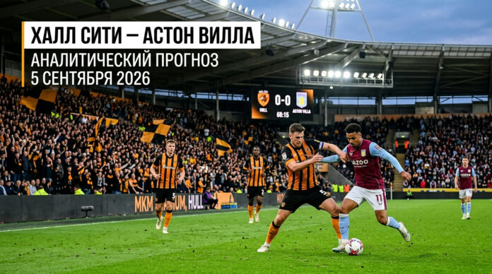 Халл Сити – Астон Вилла: прогноз и ставка на матч АПЛ 5.09.2026