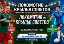Локомотив – Крылья Советов: аналитический прогноз на матч 16 сентября 2026 Локомотив – Крылья Советов: прогноз и ставка на матч РПЛ 16.09.2026