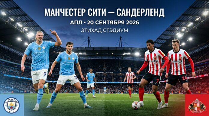 Манчестер Сити — Сандерленд: прогноз и ставка на матч АПЛ 20.09.2026