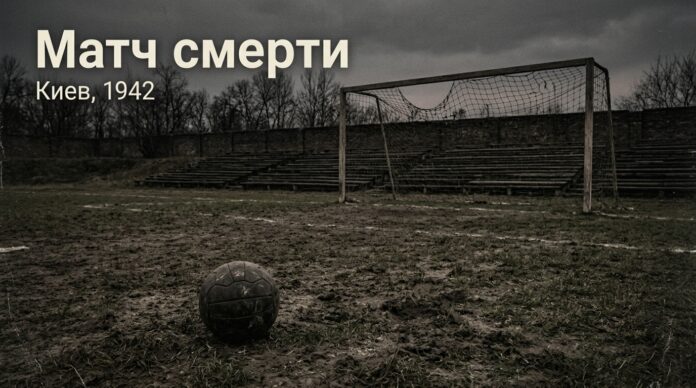 «Матч смерти» 1942 года в Киеве: пустое футбольное поле того времени