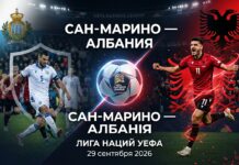 Сан-Марино — Албания: прогноз и ставка на матч Лиги наций 29.09.2026