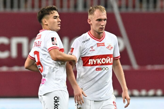 «Спартак» лидирует 2:0 в матче с «Рубином» после первого тайма