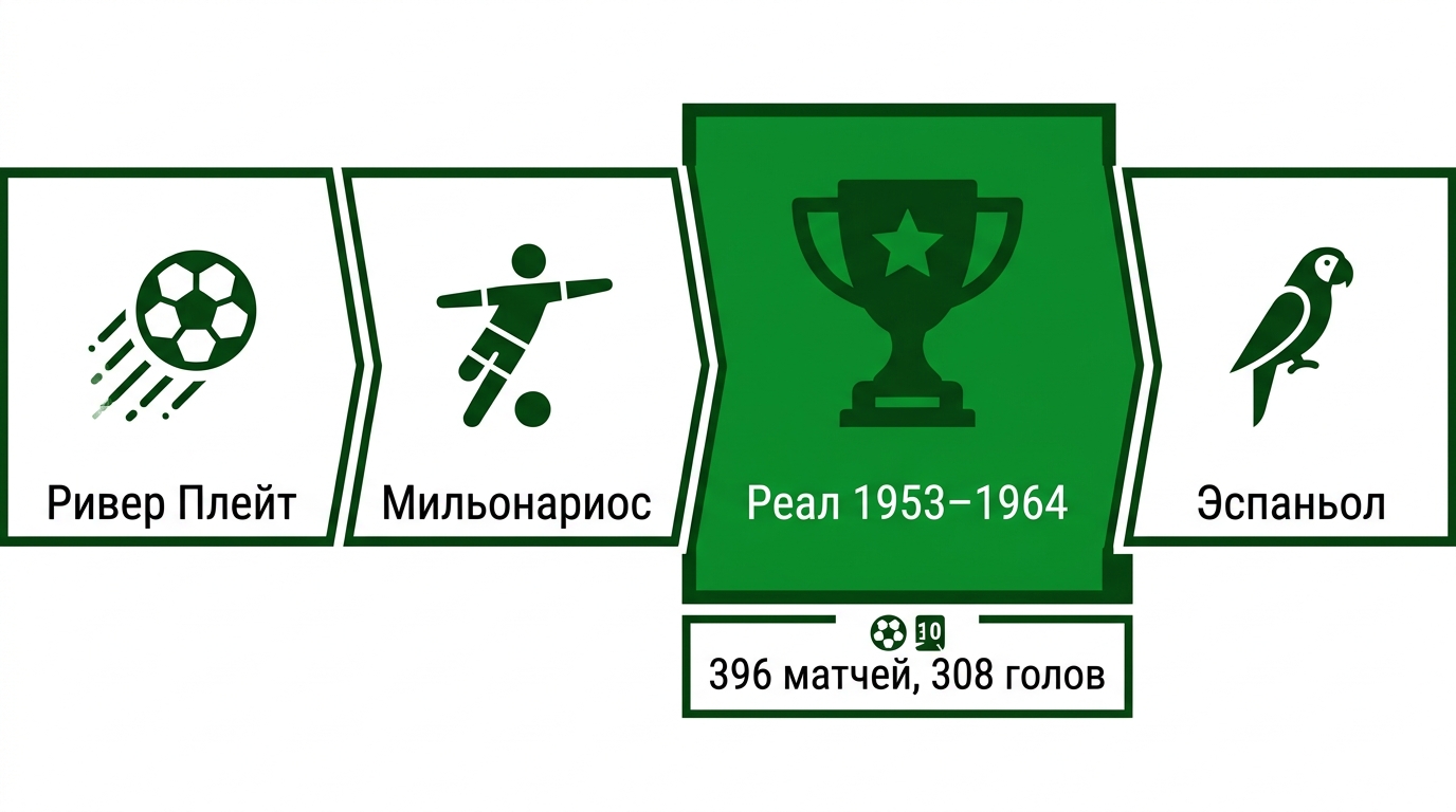 Клубная карьера Альфредо Ди Стефано: мадридский период 1953–1964
