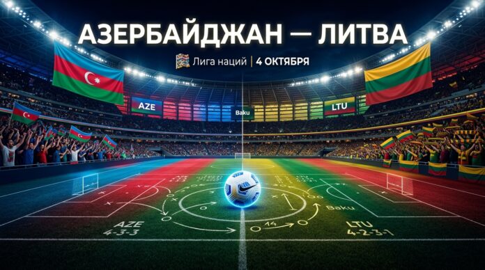 Азербайджан – Литва: прогноз и ставка на матч Лиги наций 4 октября 2026