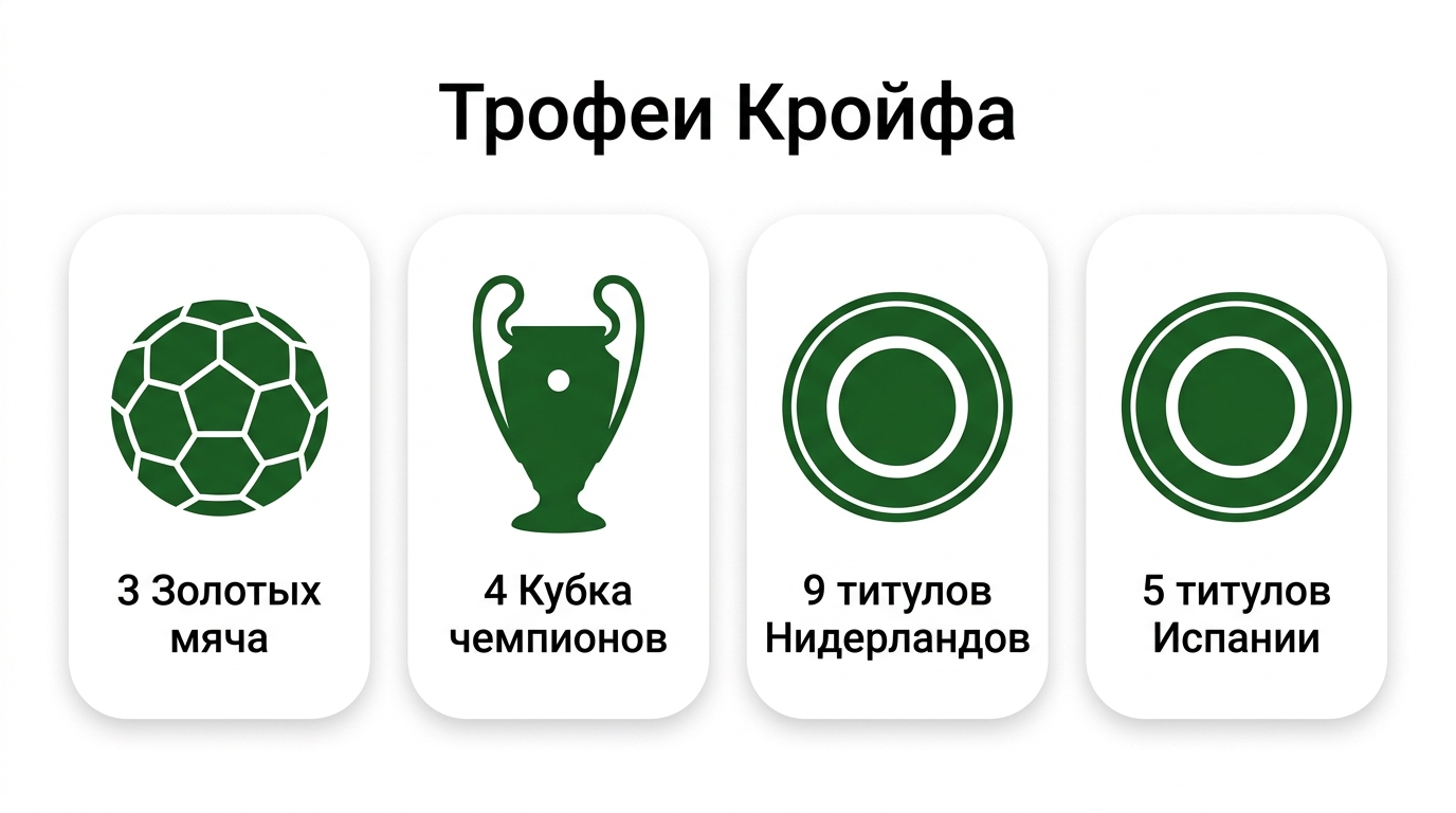 Трофеи Йохана Кройфа игроком и тренером