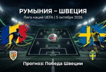 Румыния – Швеция: прогноз на матч Лиги наций 5 октября 2026 Румыния – Швеция: прогноз и ставка на матч Лиги наций 5 октября 2026