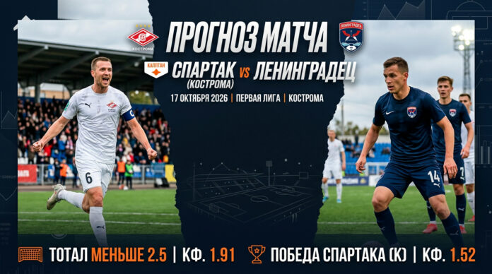 Спартак (Кострома) — Ленинградец: прогноз на матч 17.10.2026
