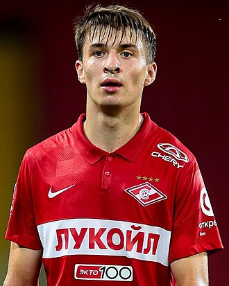 Павел Мелёшин, футболист, родился 25 марта 2004