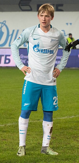 Алексей Исаев, футболист, родился 9 ноября 1995